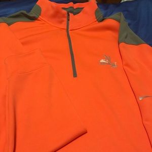 Nike Golf Orange Half ZIP Jacket